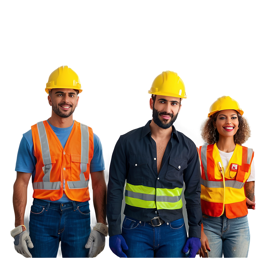 Construction Worker Team Png Mll64