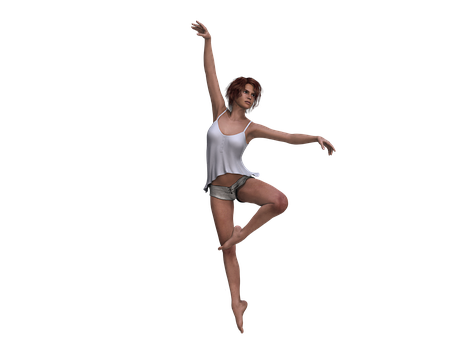 Contemporary Dancer Pose