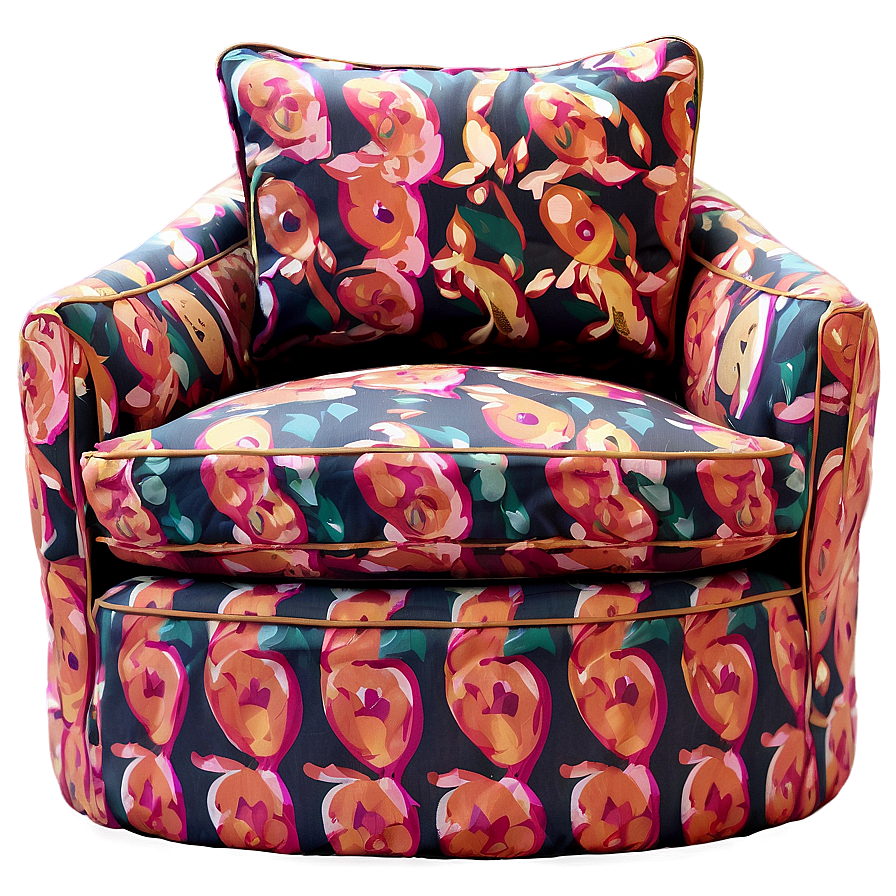 Contemporary Swivel Armchair Png 06262024