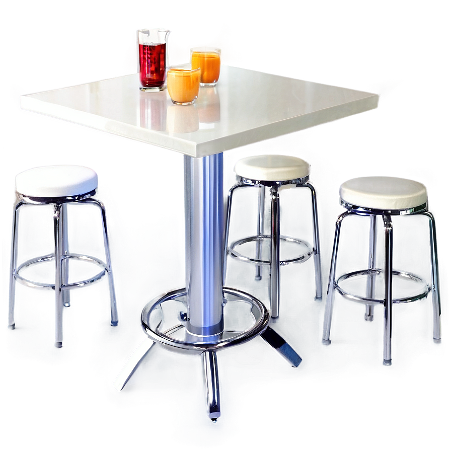 Contemporary White Bar Table Png 53