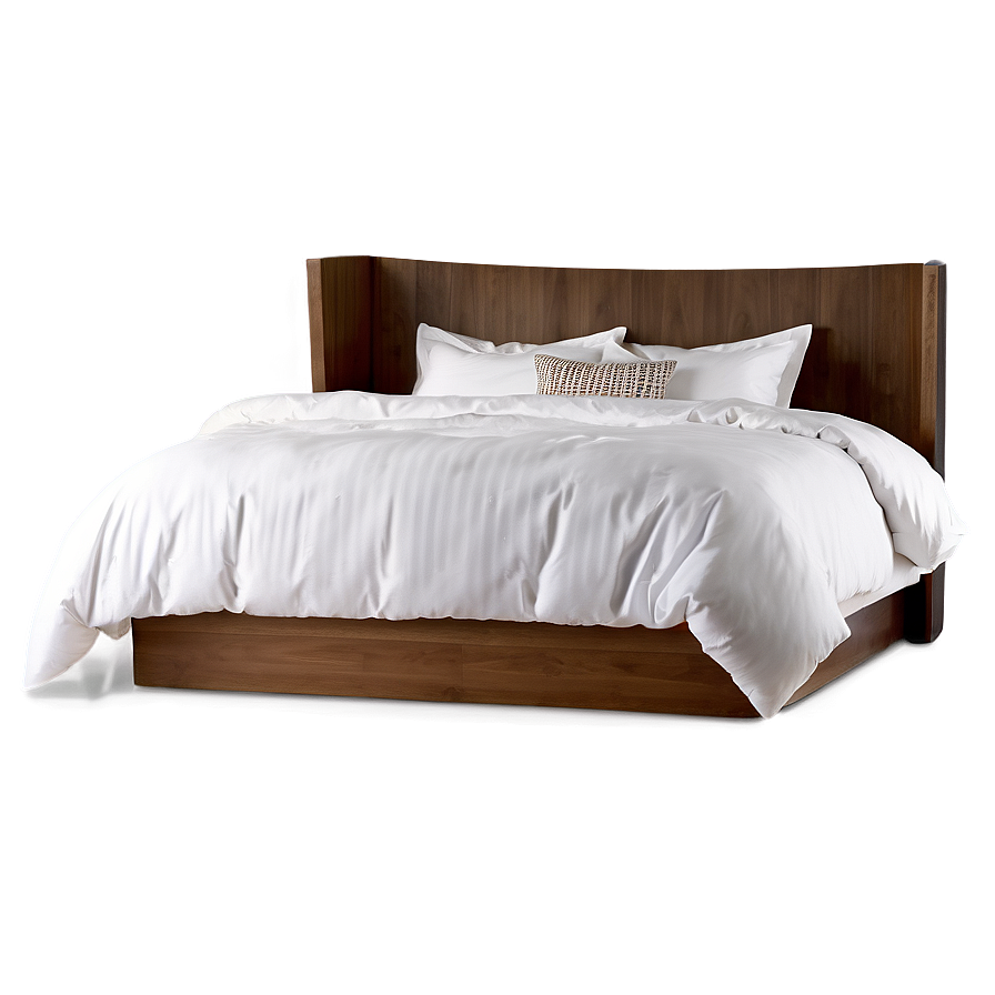 Contemporary White Bed Png Aip