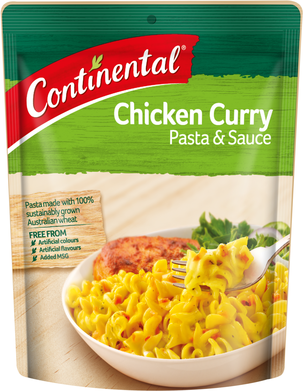 Continental Chicken Curry Pasta Packet