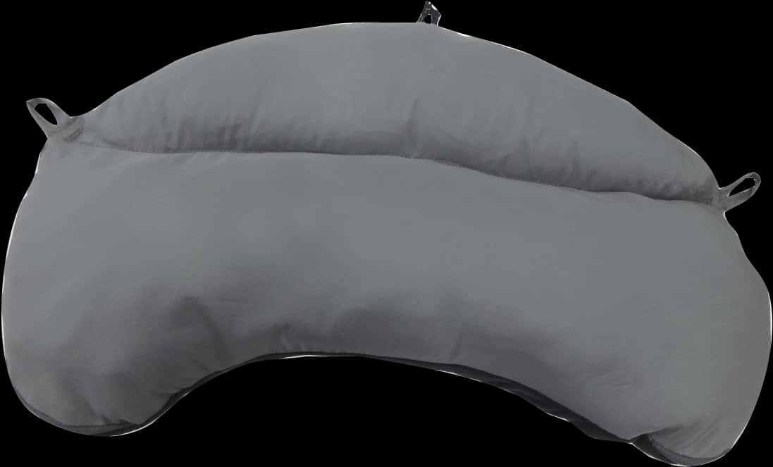 Contoured Sleeping Pillow Gray Background