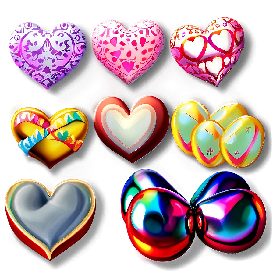 Conversation Hearts Clipart Png 06282024