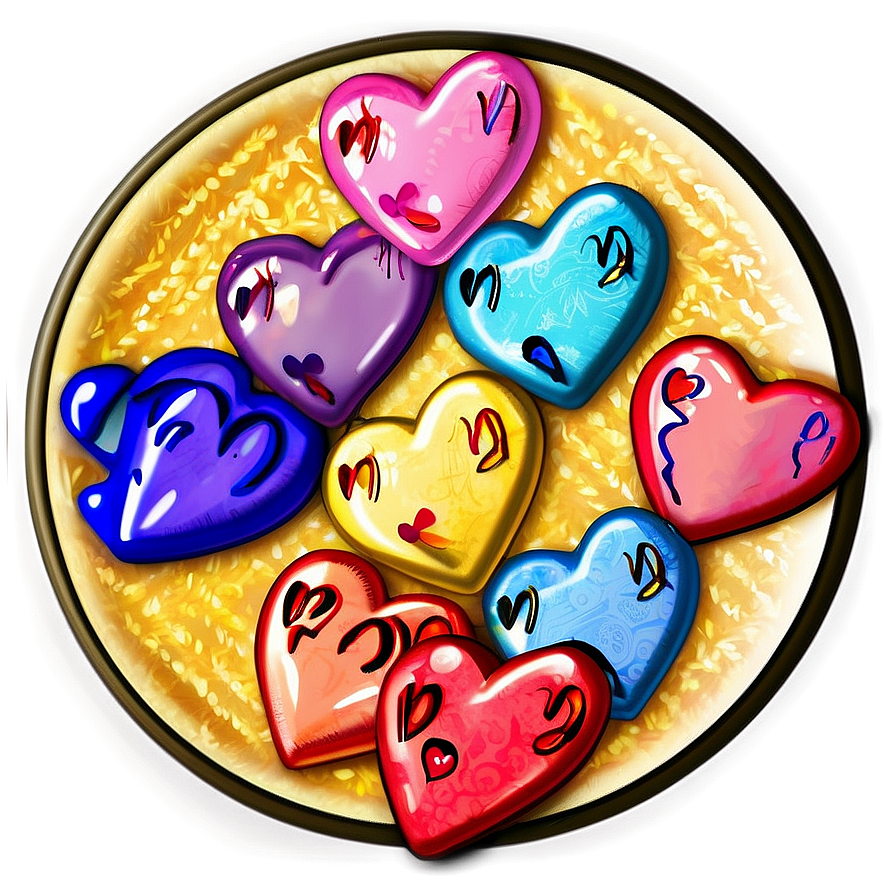 Conversation Hearts Clipart Png 06282024