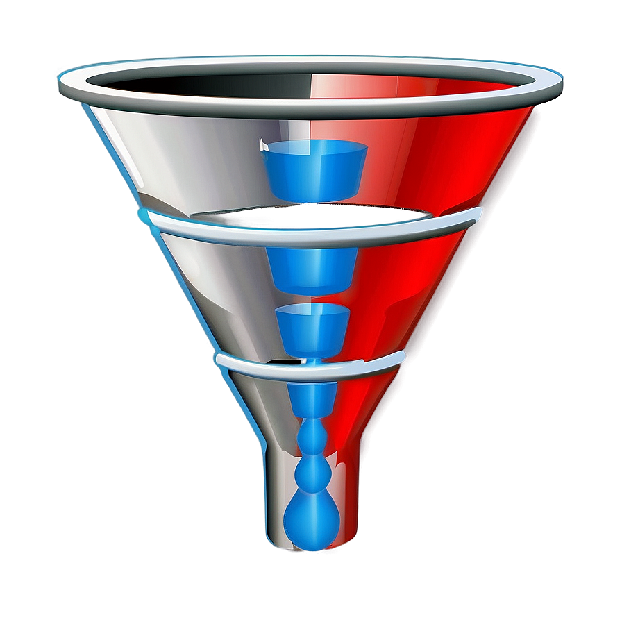 Conversion Funnel Illustration Png Qxf