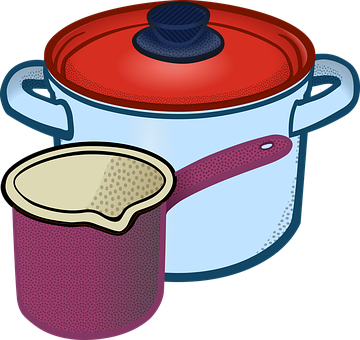 Cookware Cartoon Illustration