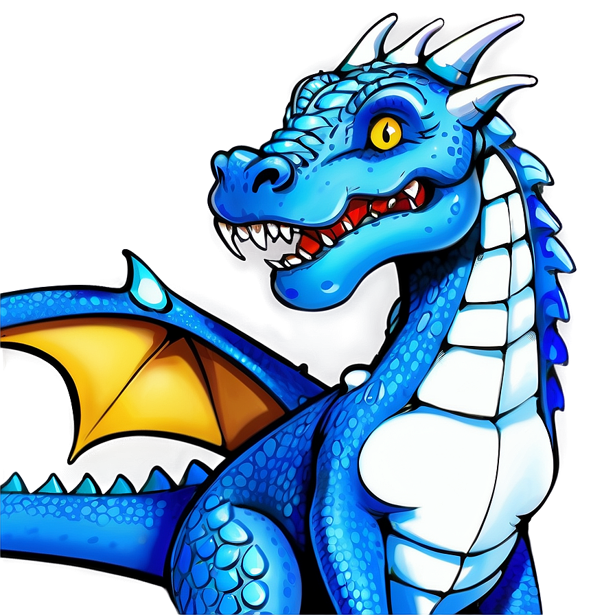 Cool Blue Dragon Wallpaper Png 06252024