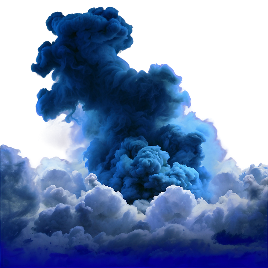 Cool Blue Smoke Png Ftt