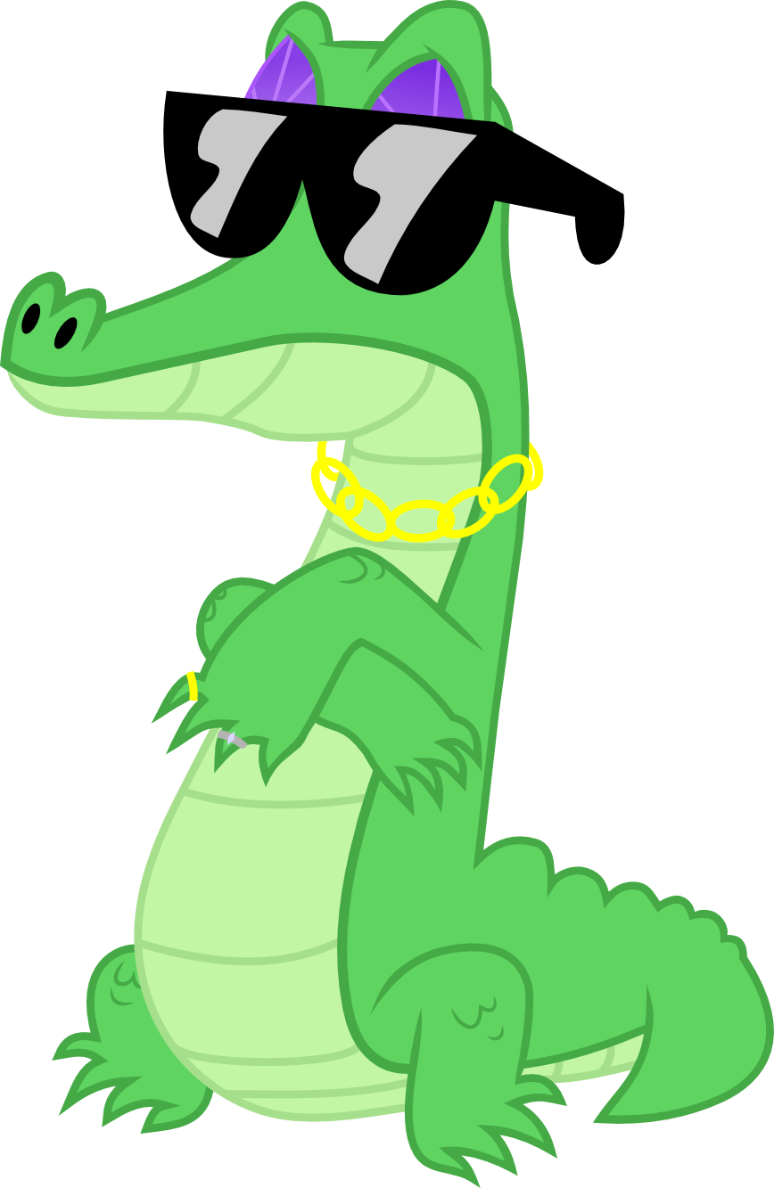 Cool Crocodile Cartoon Character