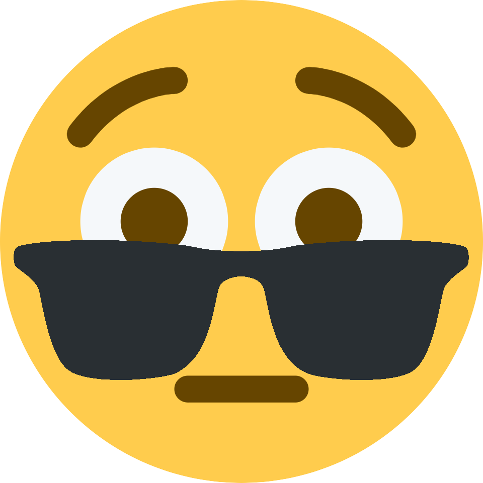Cool Emojiwith Sunglasses