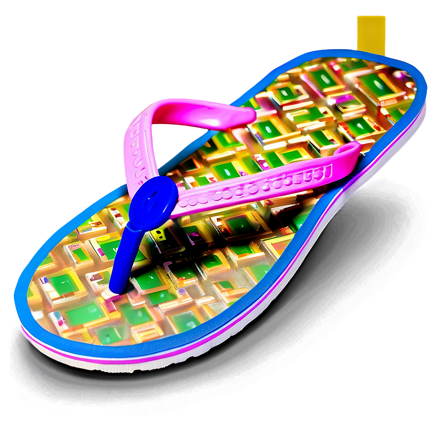 Cool Graphic Flip Flop Png 06132024