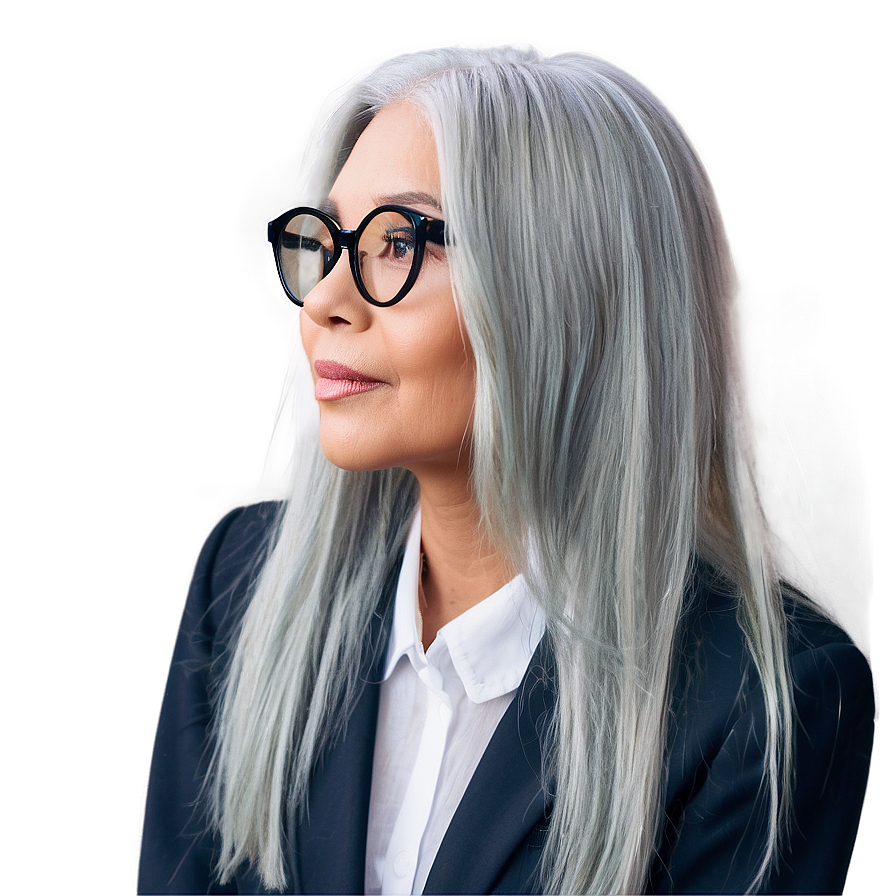 Cool Grey Hair Ideas Png 06282024