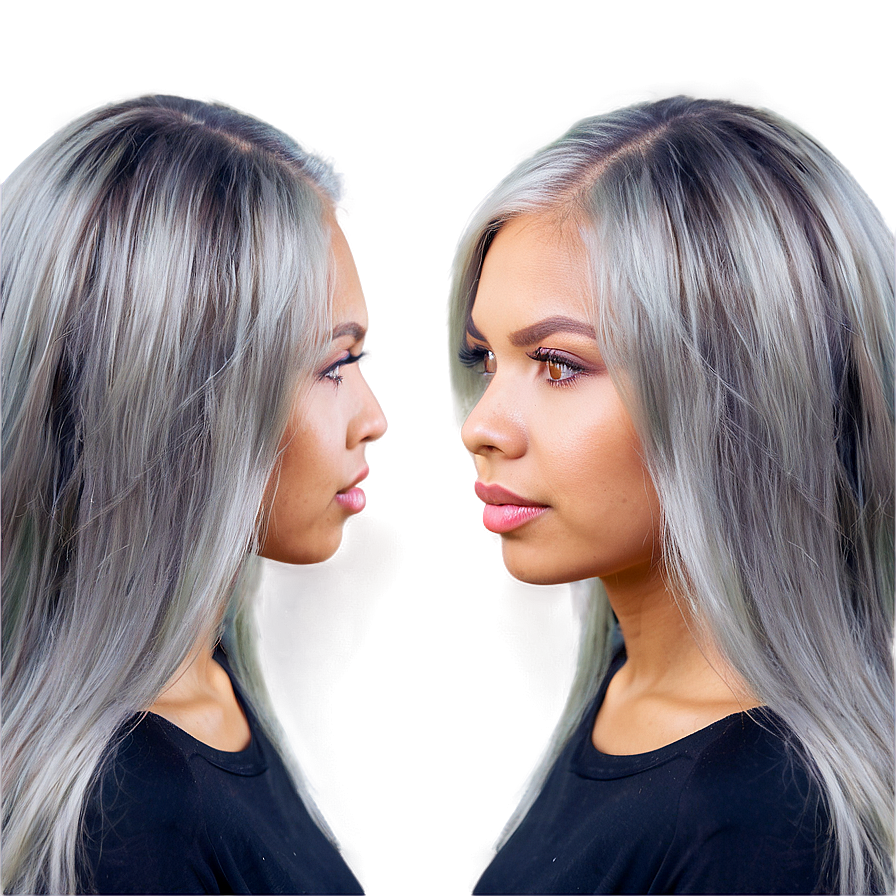 Cool Grey Hair Ideas Png 35