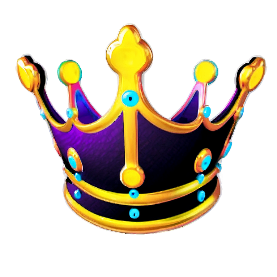 Cool Neon Crown Png Jry