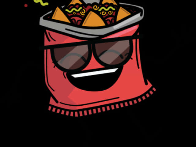 Cool Taco Character Illustration