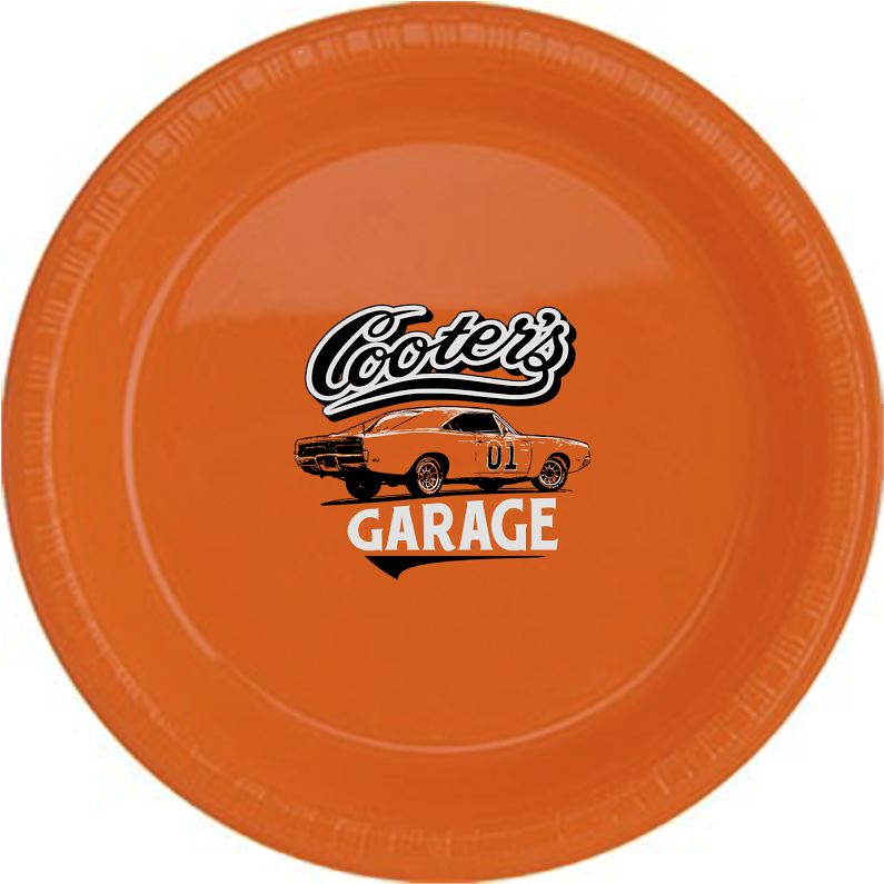 Cooters Garage Orange Frisbee