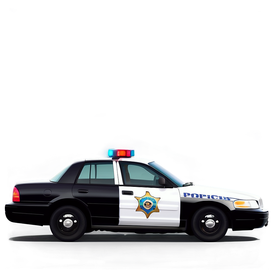 Cop Car Side View Png Nfq22