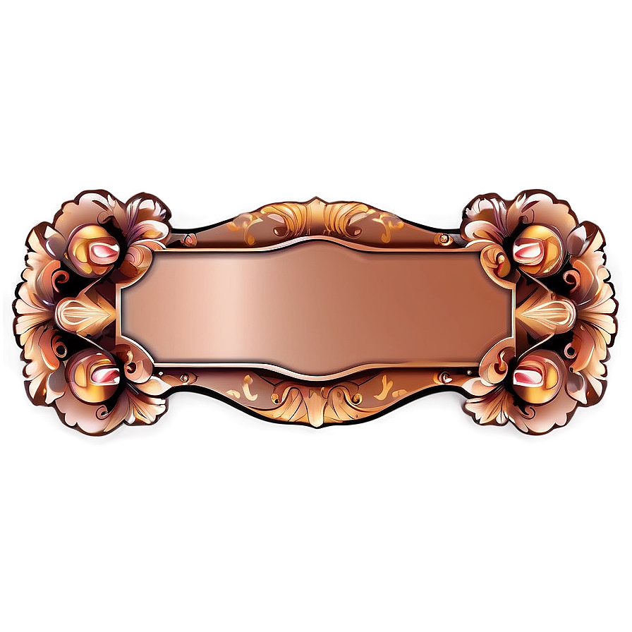 Copper Name Plate Png 06122024