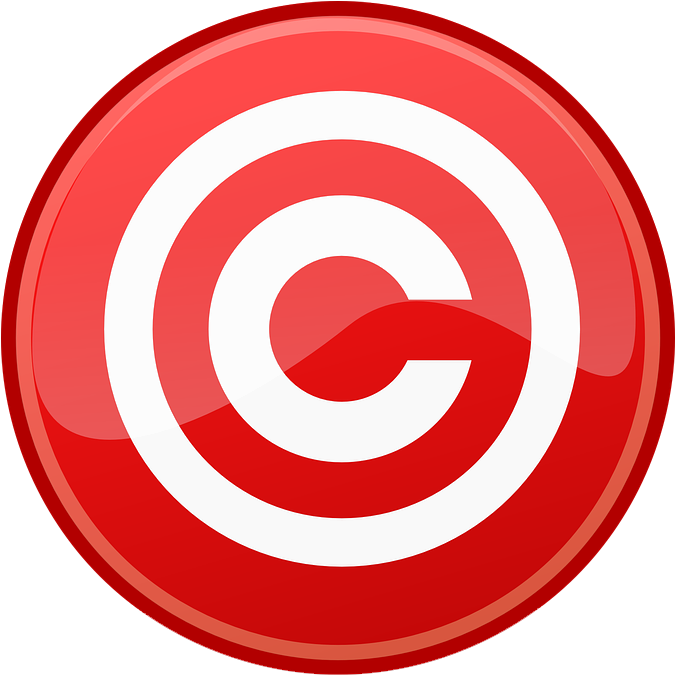 Copyright Symbol Target Design