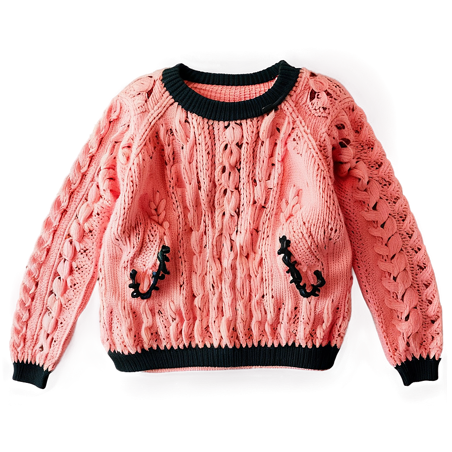 Coral Pink Sweater Png Ywb