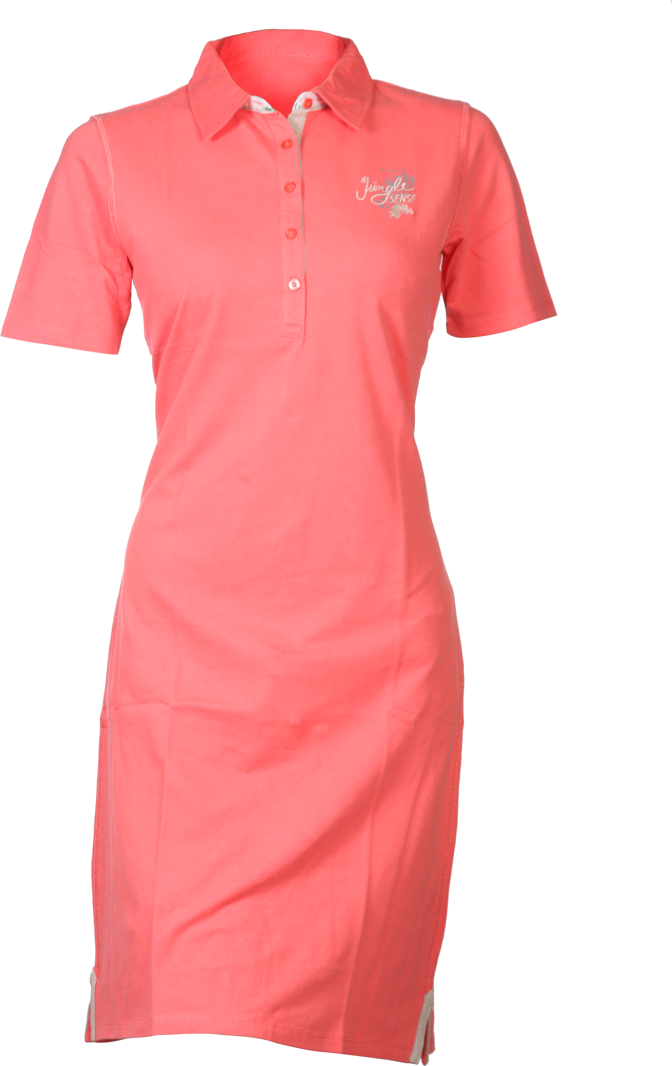 Coral Polo Dress Shirt