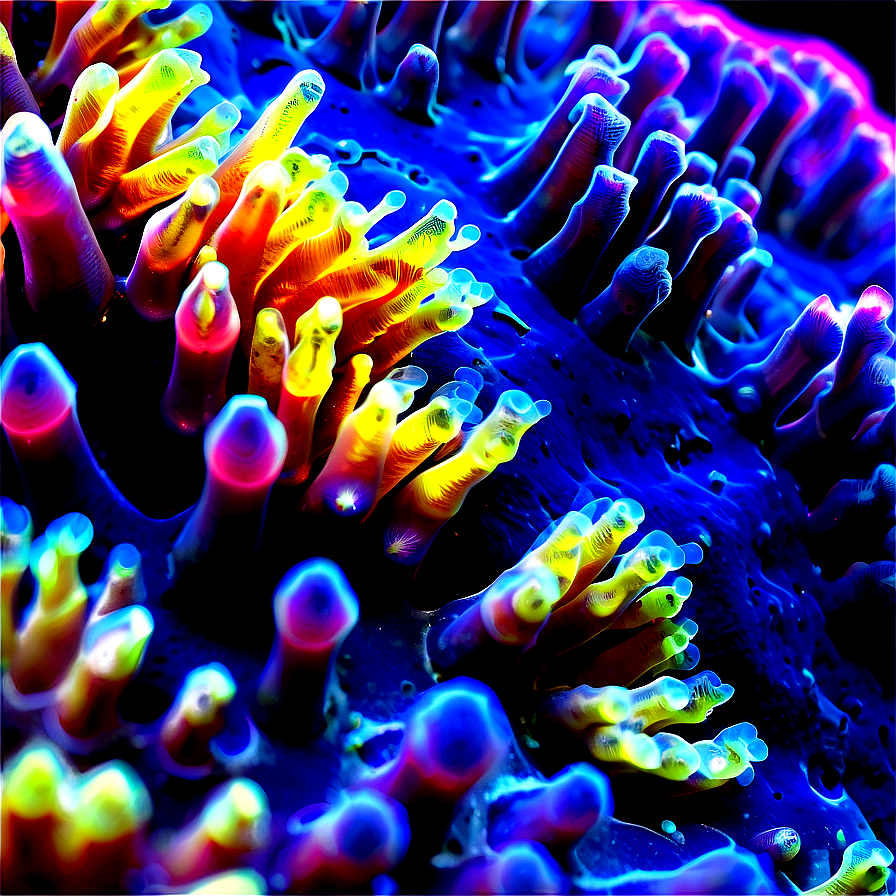 Coral Polyps Magnified Png 98