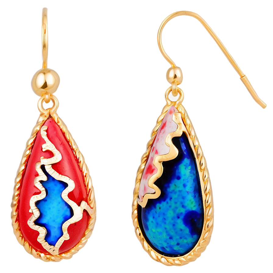 Coral Reef Earring Png 5