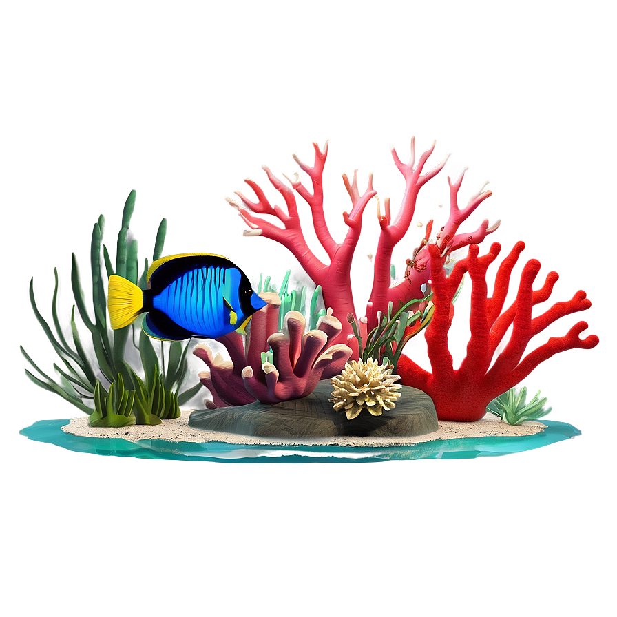 Coral Reef Scene Png 05242024