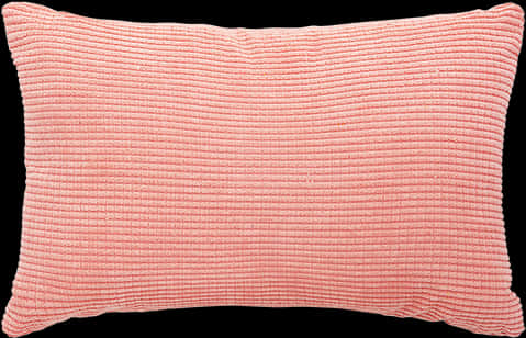 Coral Textured Decorative Pillow
