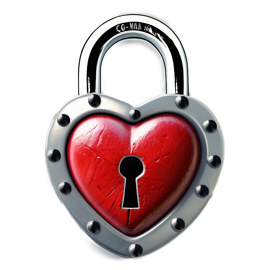 Corazon In A Lock Png 77