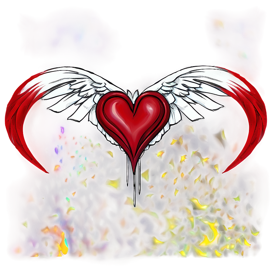 Corazon With Wings Png Gww88