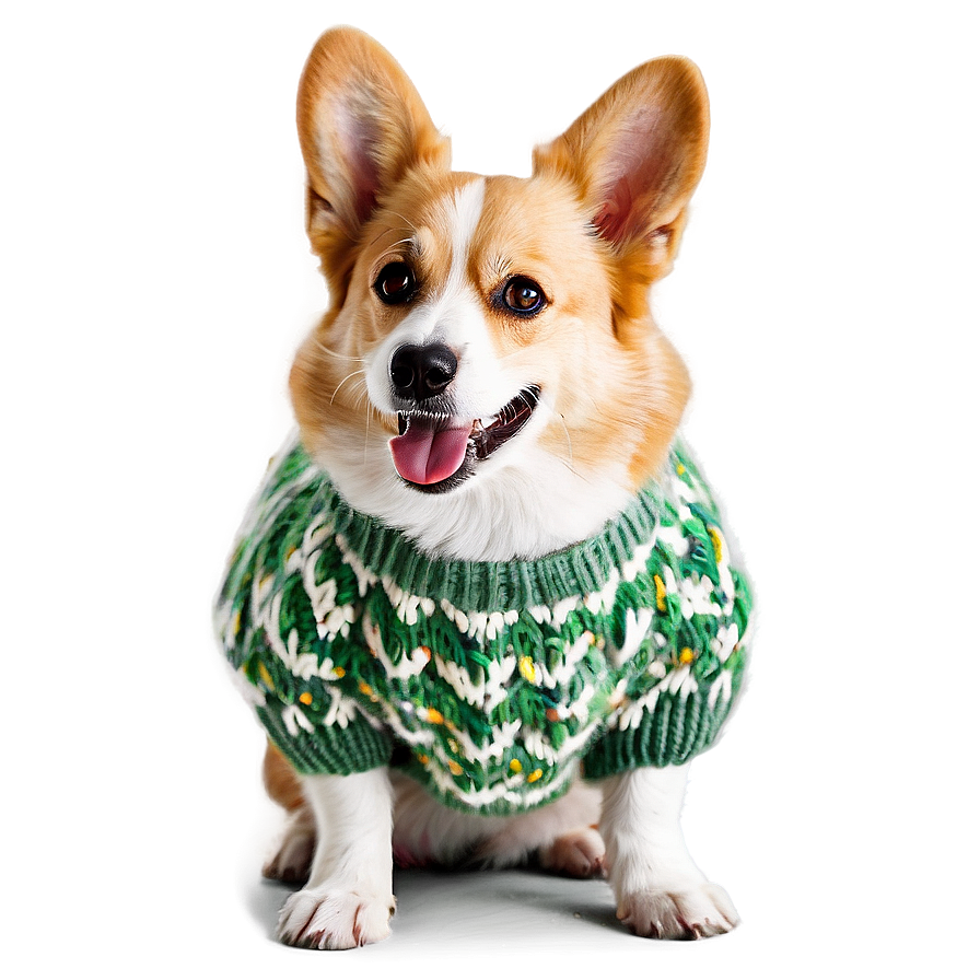 Corgi In Sweater Png Dxj56