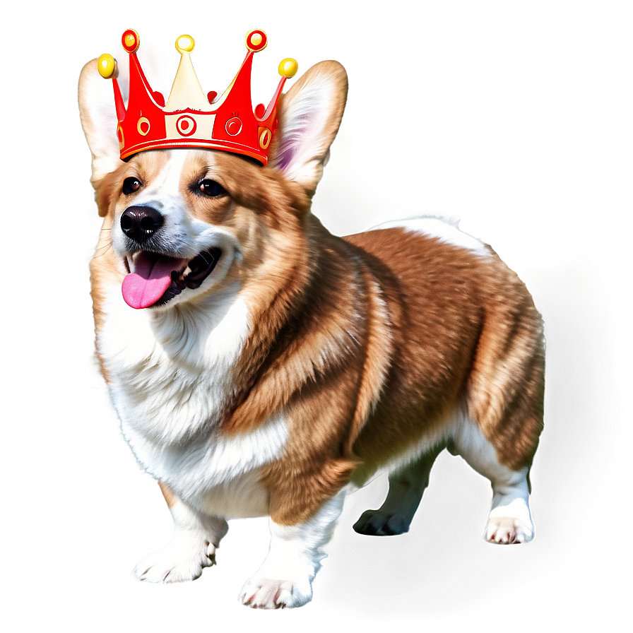 Corgi With Crown Png Ile