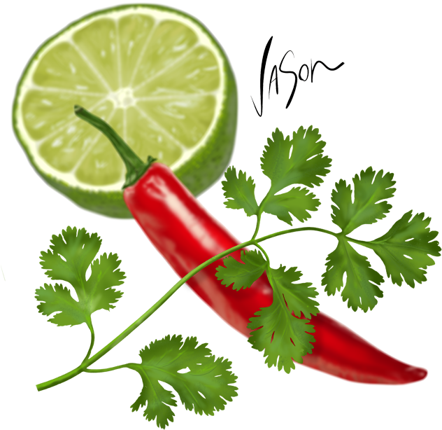 Coriander Chili Lime Flavor Combination