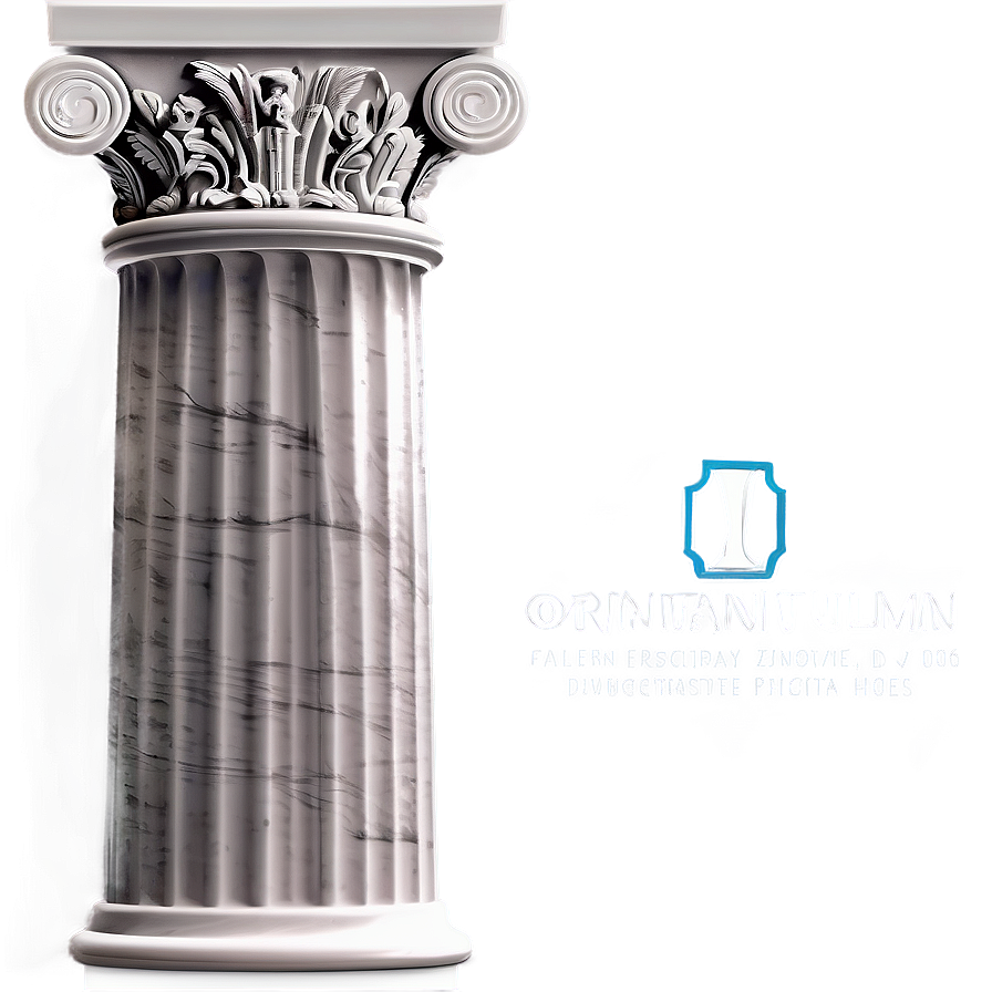 Corinthian Greek Column Png 06212024