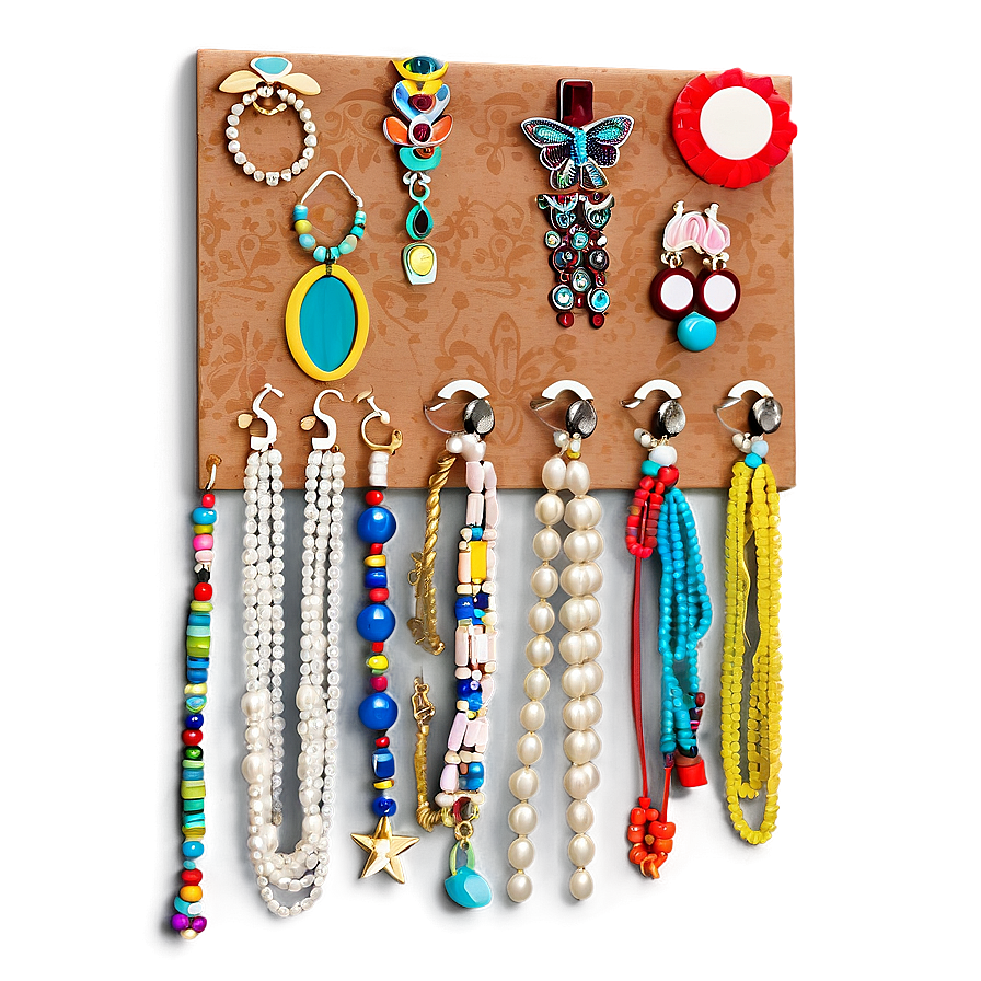 Cork Board Jewelry Organizer Png 53