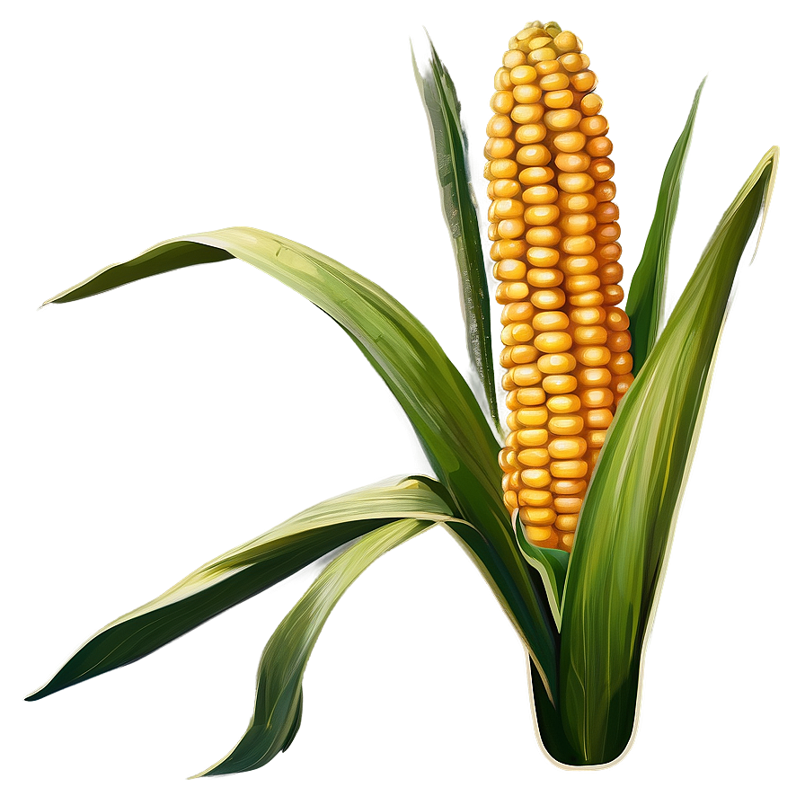 Corn Stalk With Corn Png 74