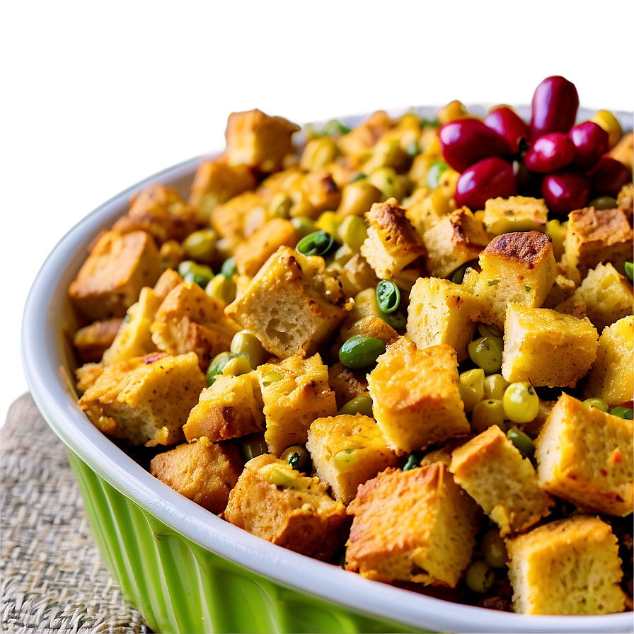 Cornbread Stuffing Delight Png Eub