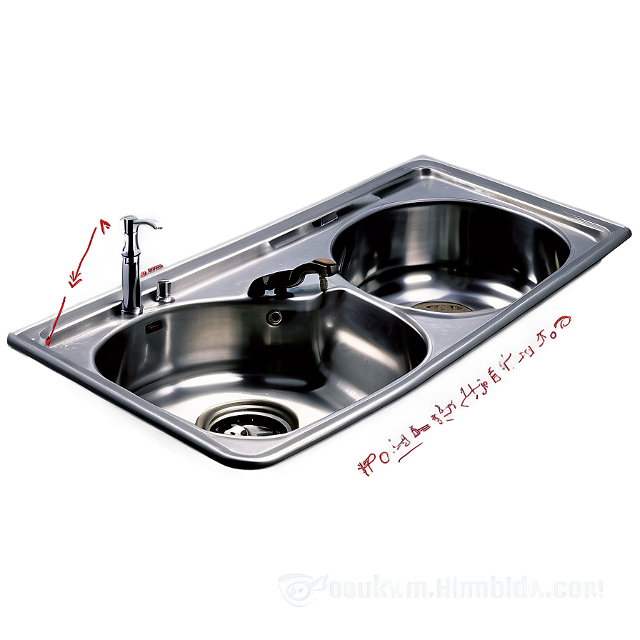 Corner Kitchen Sink Design Png Fmp