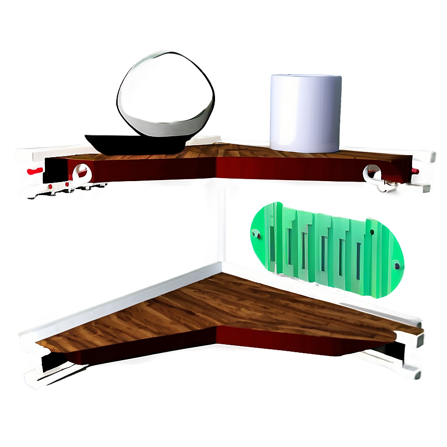 Corner Wood Shelf Layouts Png Psn81