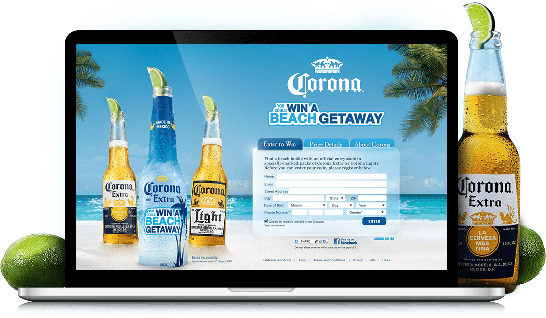 Corona Beer Beach Getaway Promotion