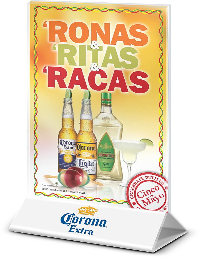 Coronas Ritas Racas Cincode Mayo Promotion