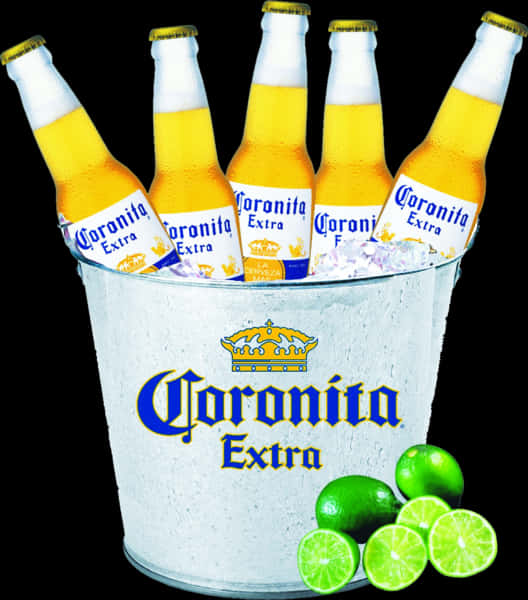 Coronita Extra Beer Bucket Limes