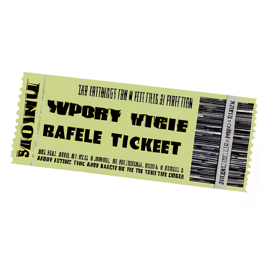 Corporate Raffle Ticket Png 89