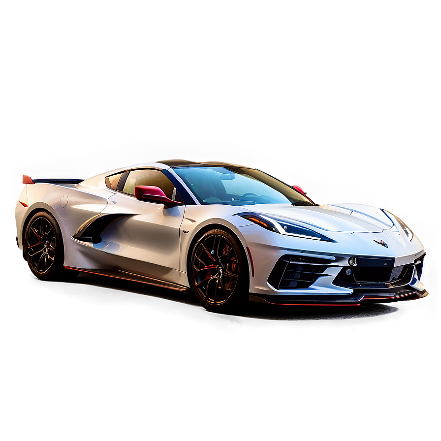 Corvette C8 At Dawn Png 67