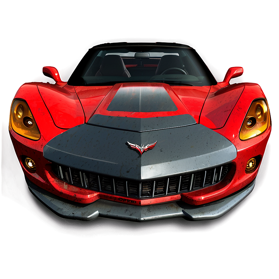 Corvette Front View Png Pnt