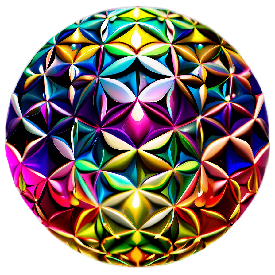 Cosmic Flower Of Life Illustration Png 06252024