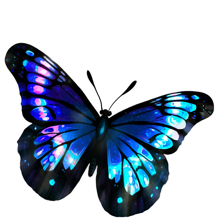 Cosmic Glow Butterfly Png Wmf31