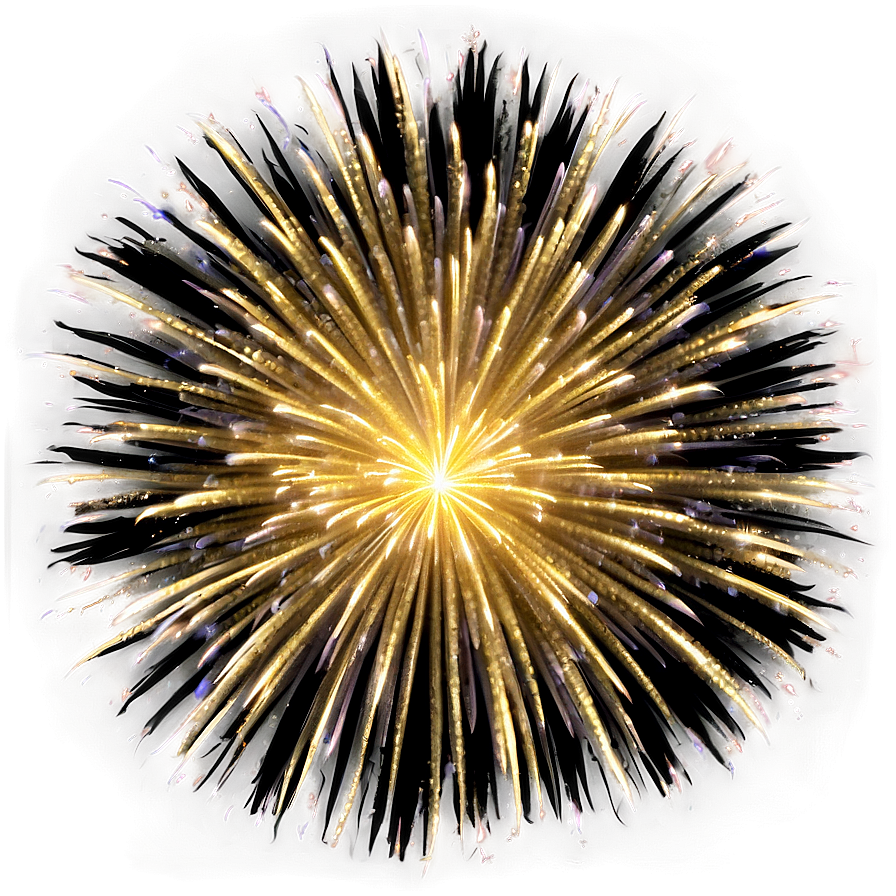 Cosmic Gold Fireworks Png Fvi79